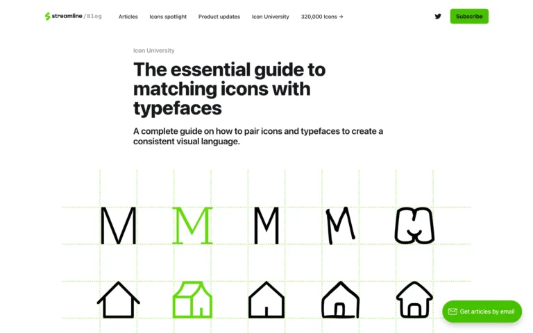 The essential guide to matching icons with typefaces