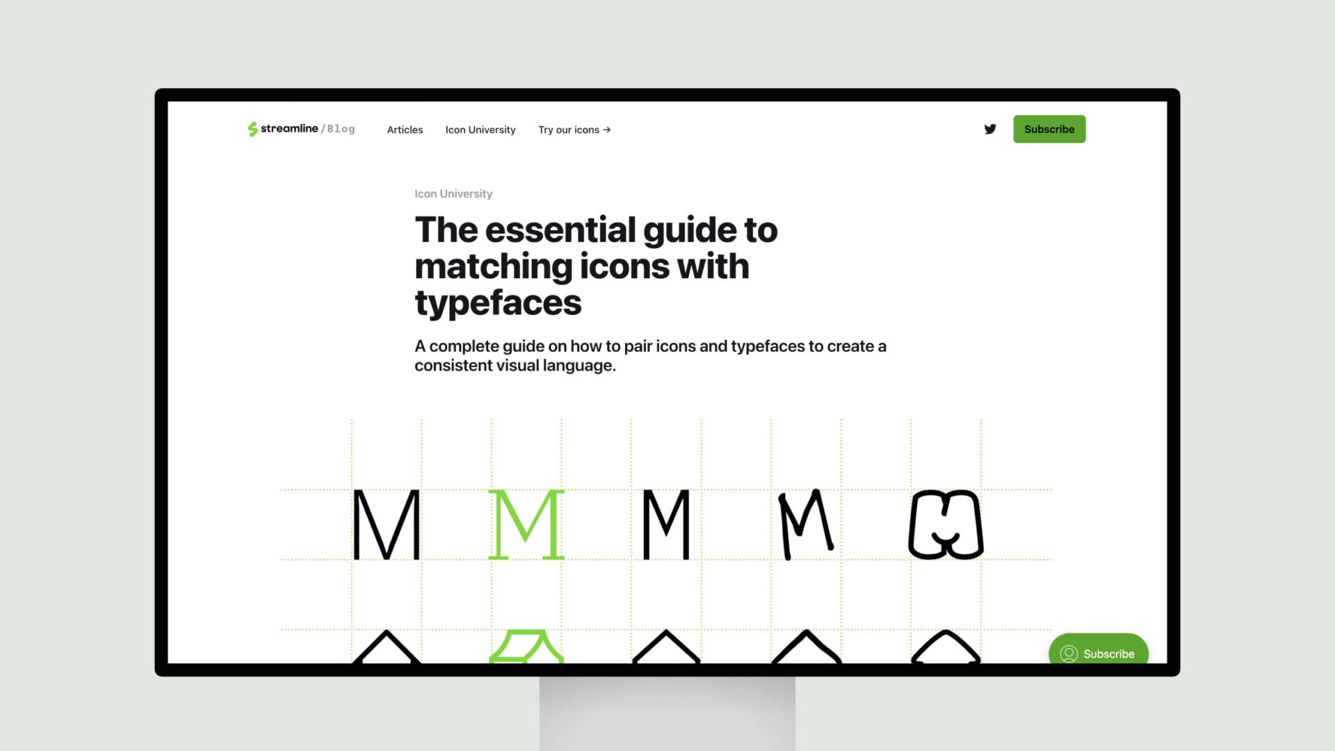 The essential guide to matching icons with typefaces