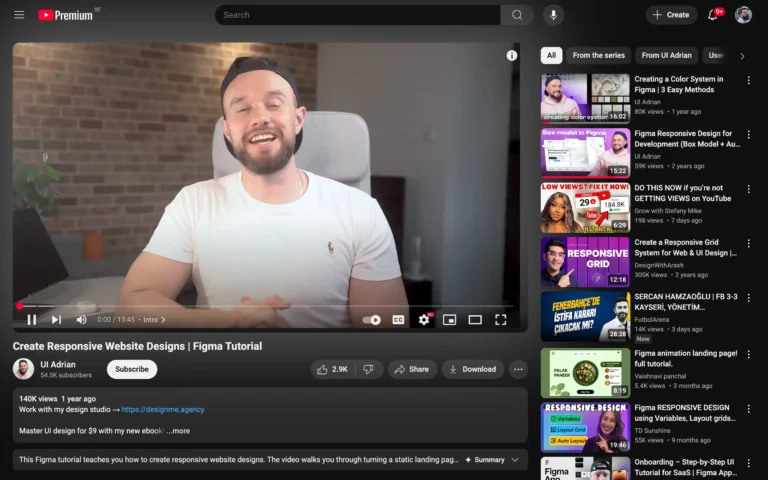 Create Responsive Website Designs | Figma Tutorial