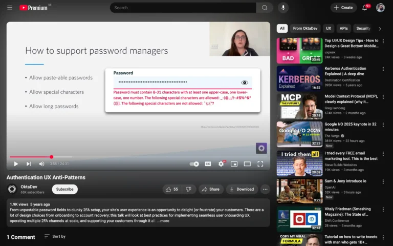 Authentication UX Anti-Patterns