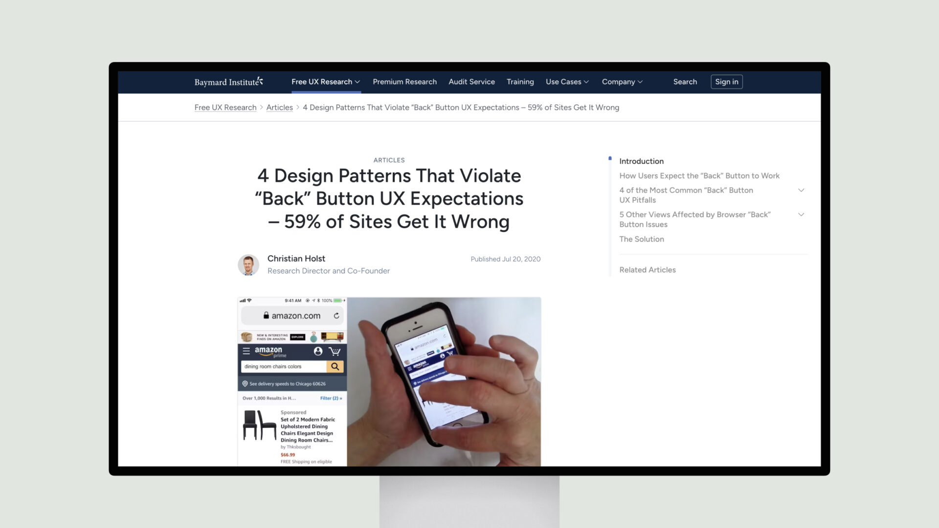 4 Design Patterns That Violate “Back” Button UX Expectations