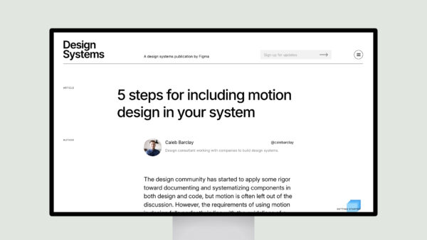 5 steps for including motion design in your system