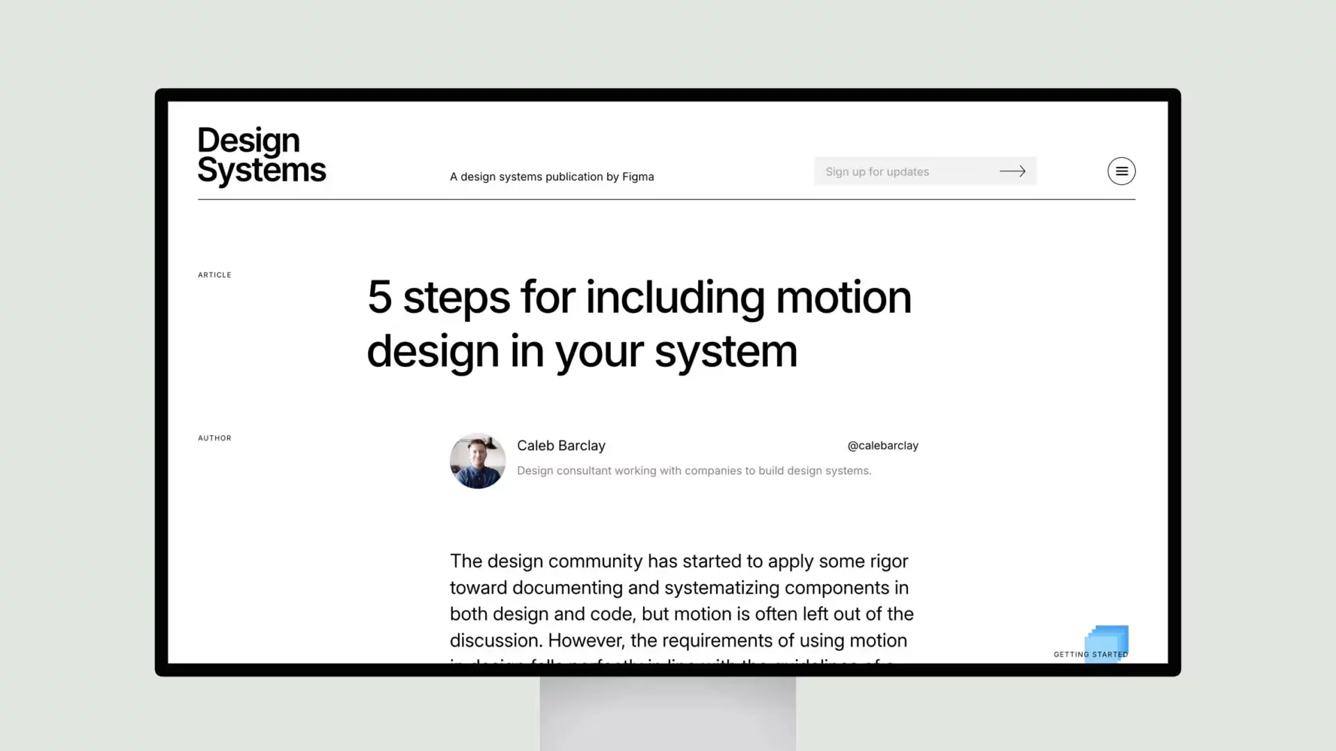 5 steps for including motion design in your system