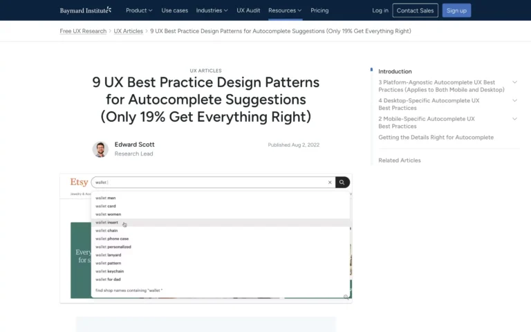 9 UX Best Practice Design Patterns for Autocomplete Suggestions