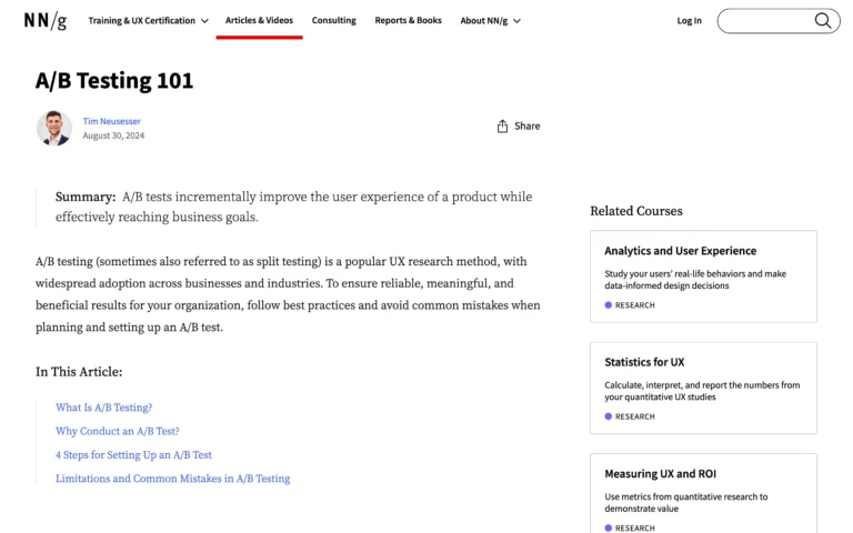 A/B Testing 101