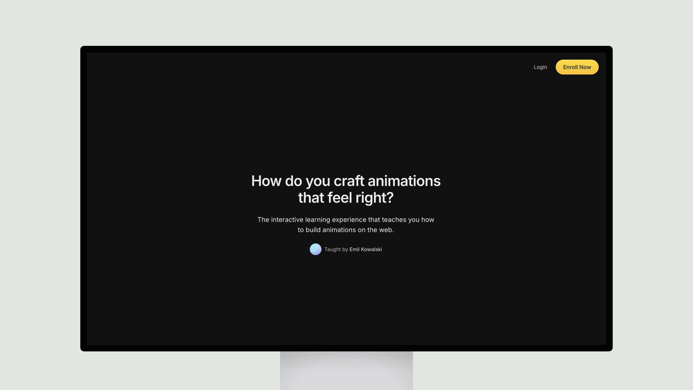 Animation on the web