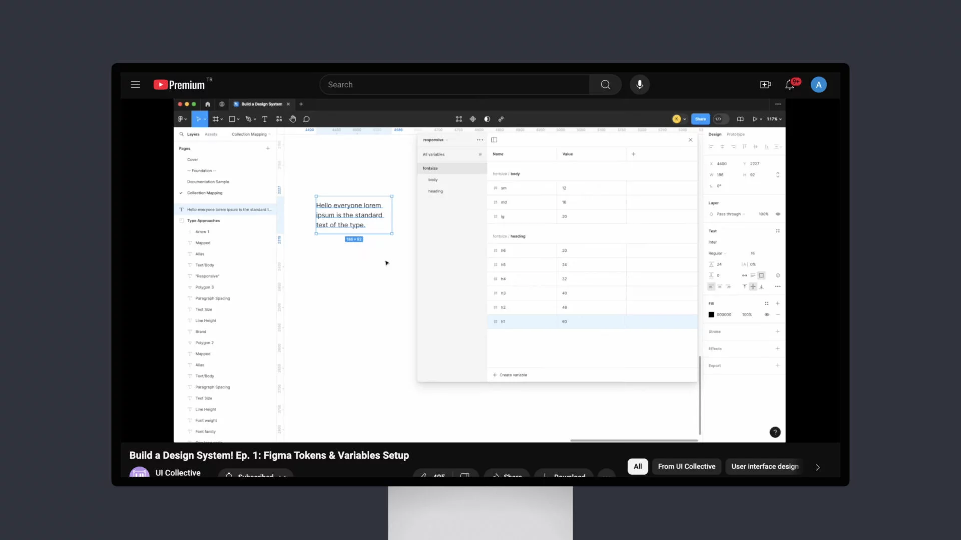 build a design system! ep. 1 figma tokens variables setup