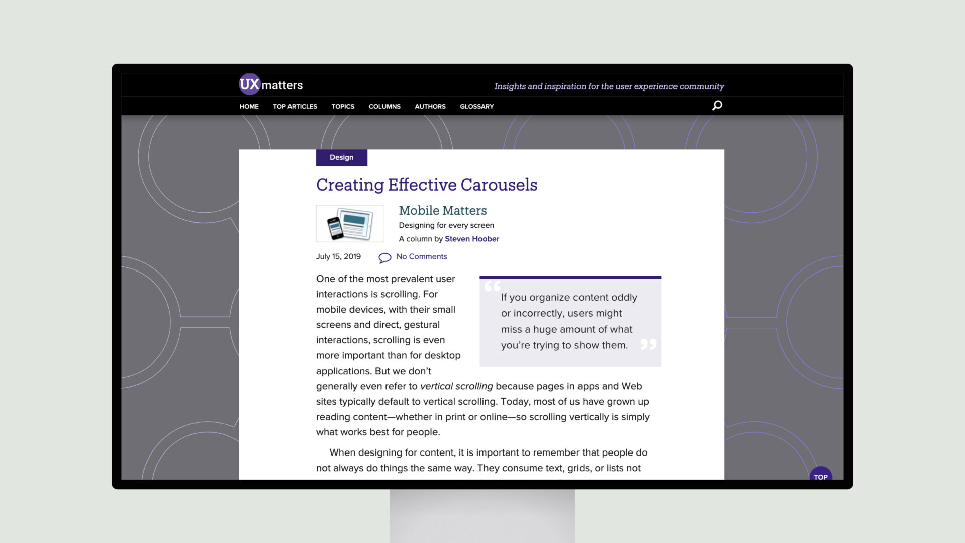 Creating Effective Carousels