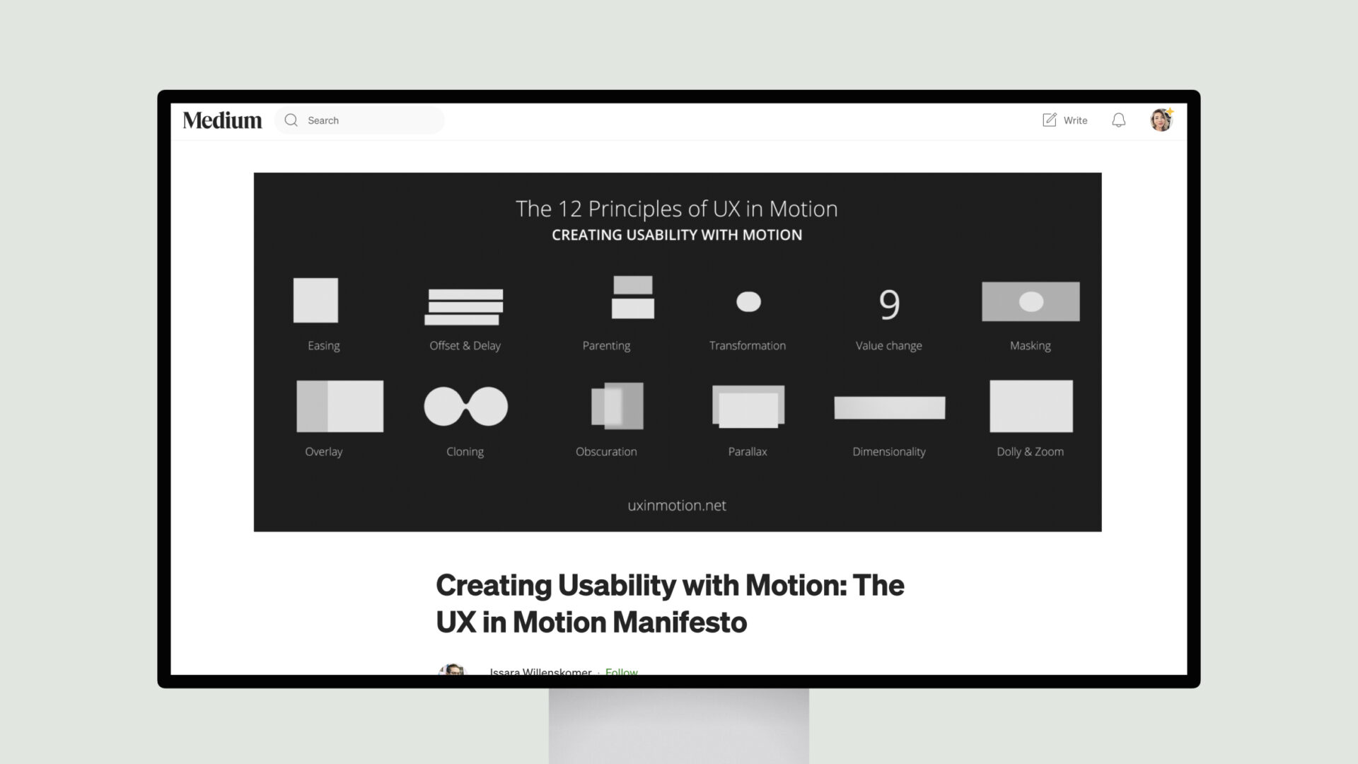 Creating Usability with Motion: The UX in Motion Manifesto