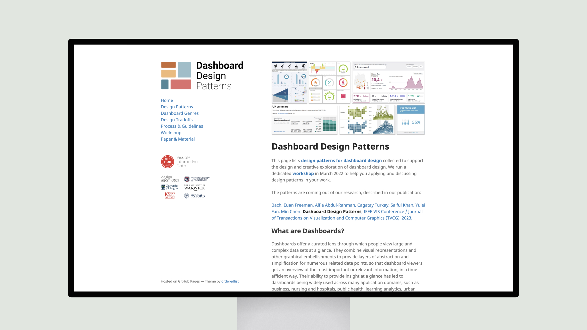 Dashboard Design Patterns