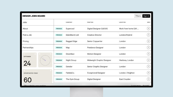 Design Jobs Board – A diverse range of design-focused roles