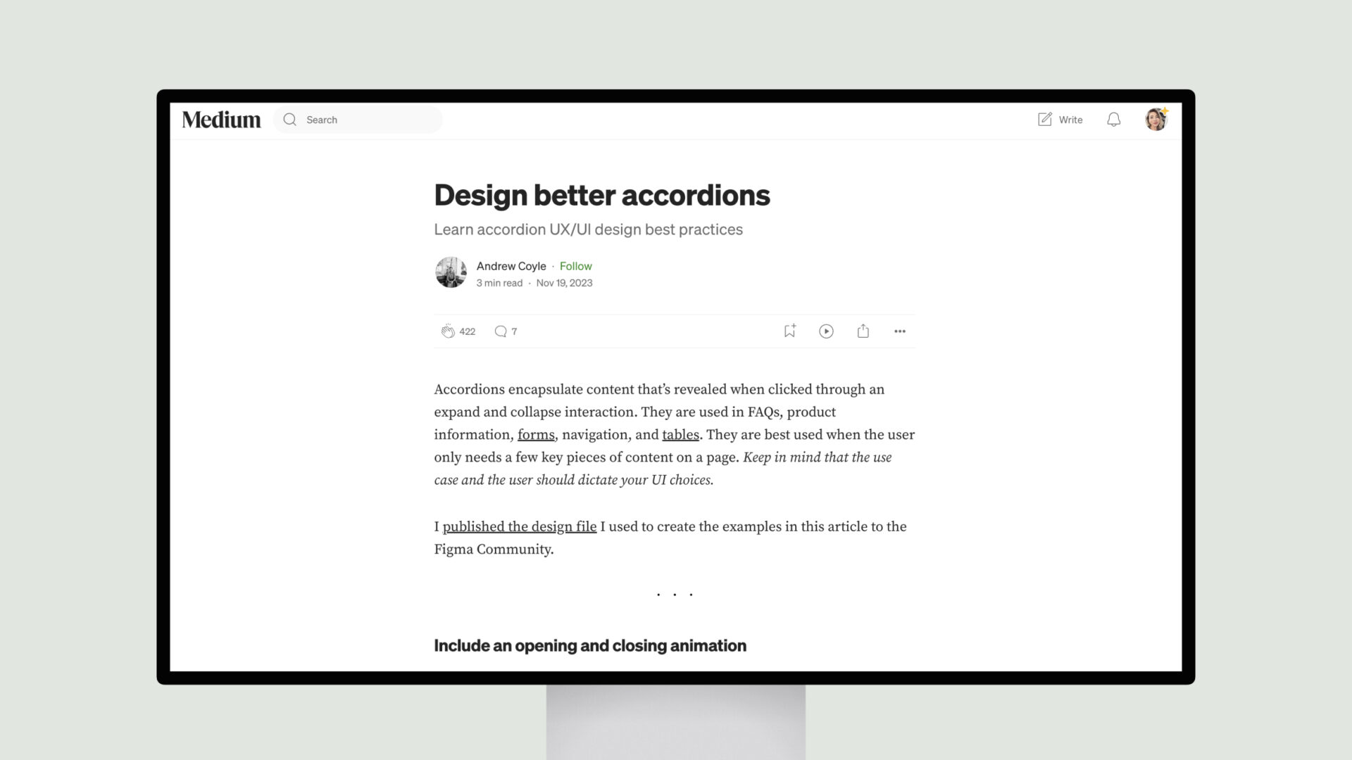 Design better accordions