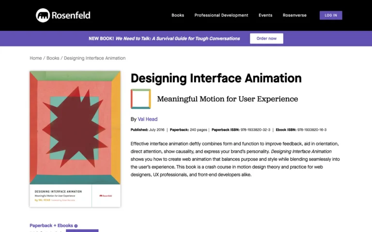Designing Interface Animation