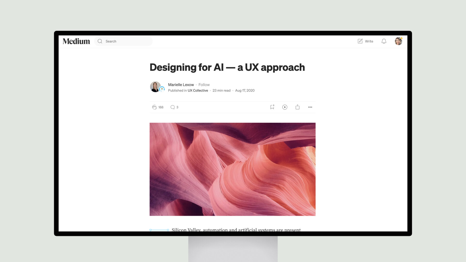 Designing for AI — a UX approach