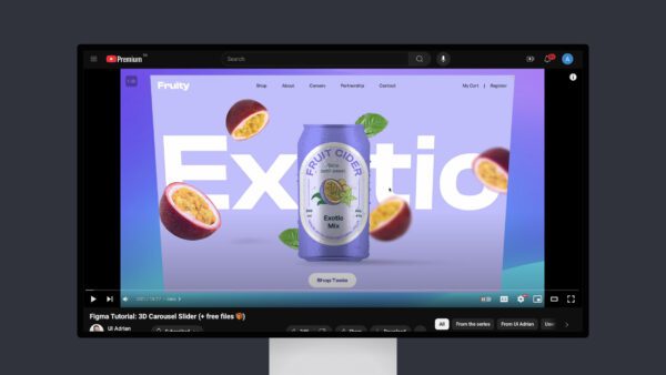 Figma Tutorial: 3D Carousel Slider (+ free files)