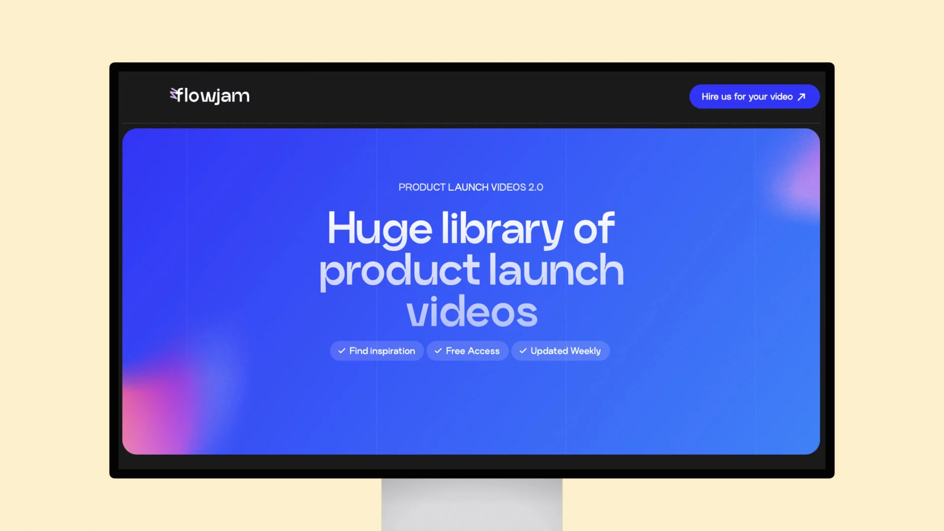 Flowjam – Product Launch Videos 2.0