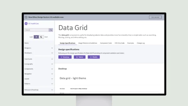 GE Healthcare – Data Grid Guidelines