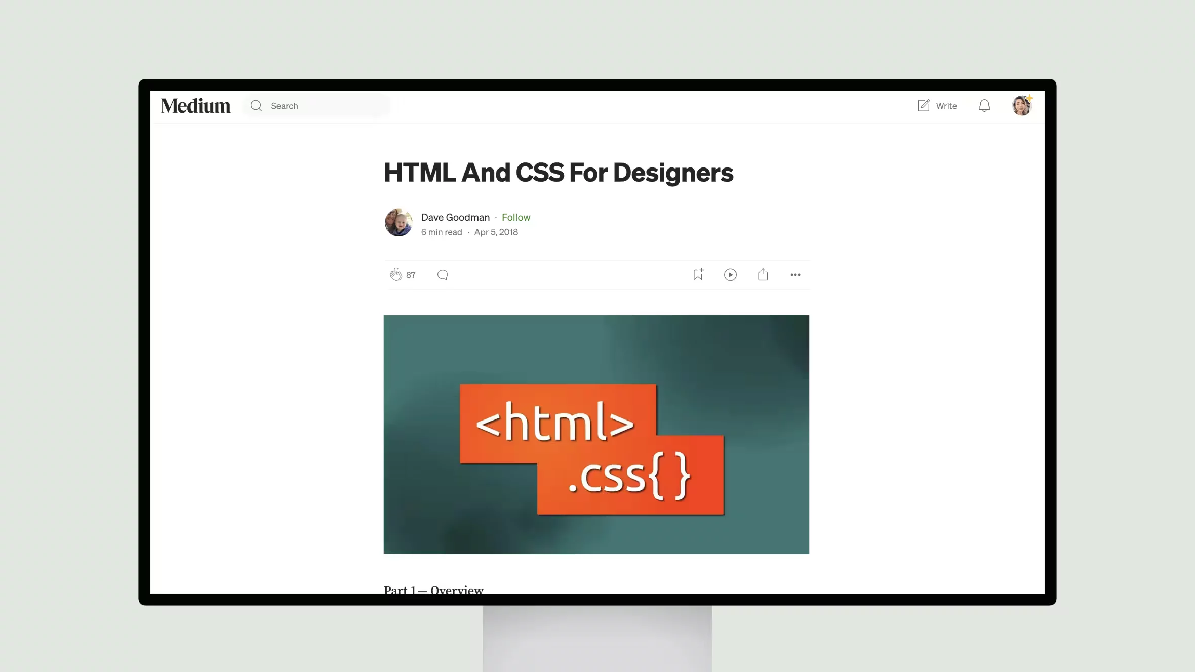 HTML And CSS For Designers- Part 1