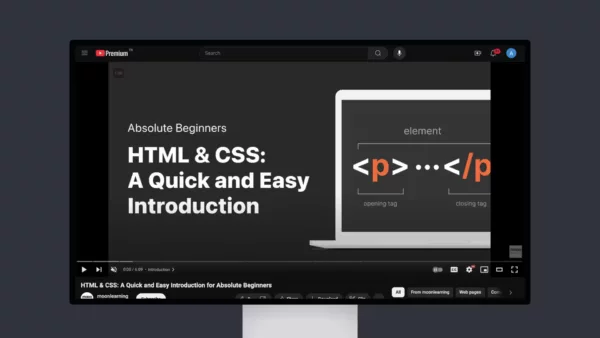 HTML & CSS: A Quick and Easy Introduction for Absolute Beginners