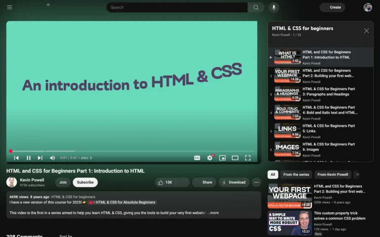 HTML and CSS for Beginners Part 1: Introduction to HTML