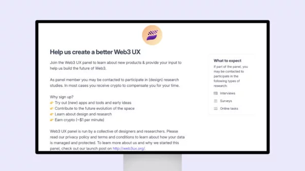 Help us create a better Web3 UX