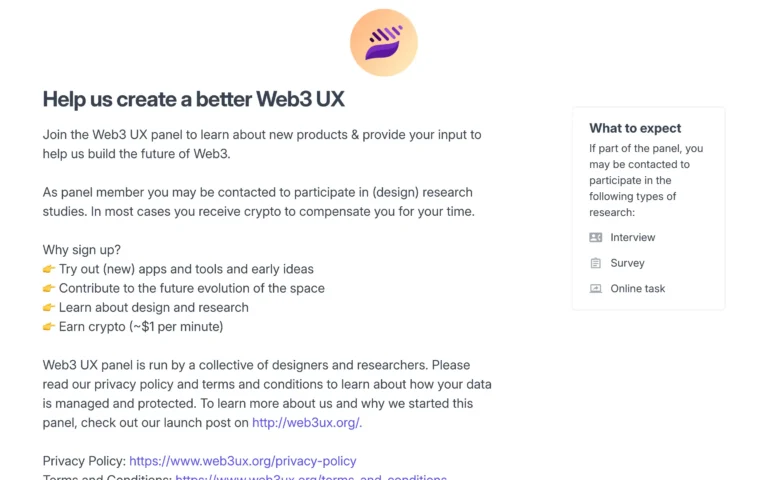 Help us create a better Web3 UX