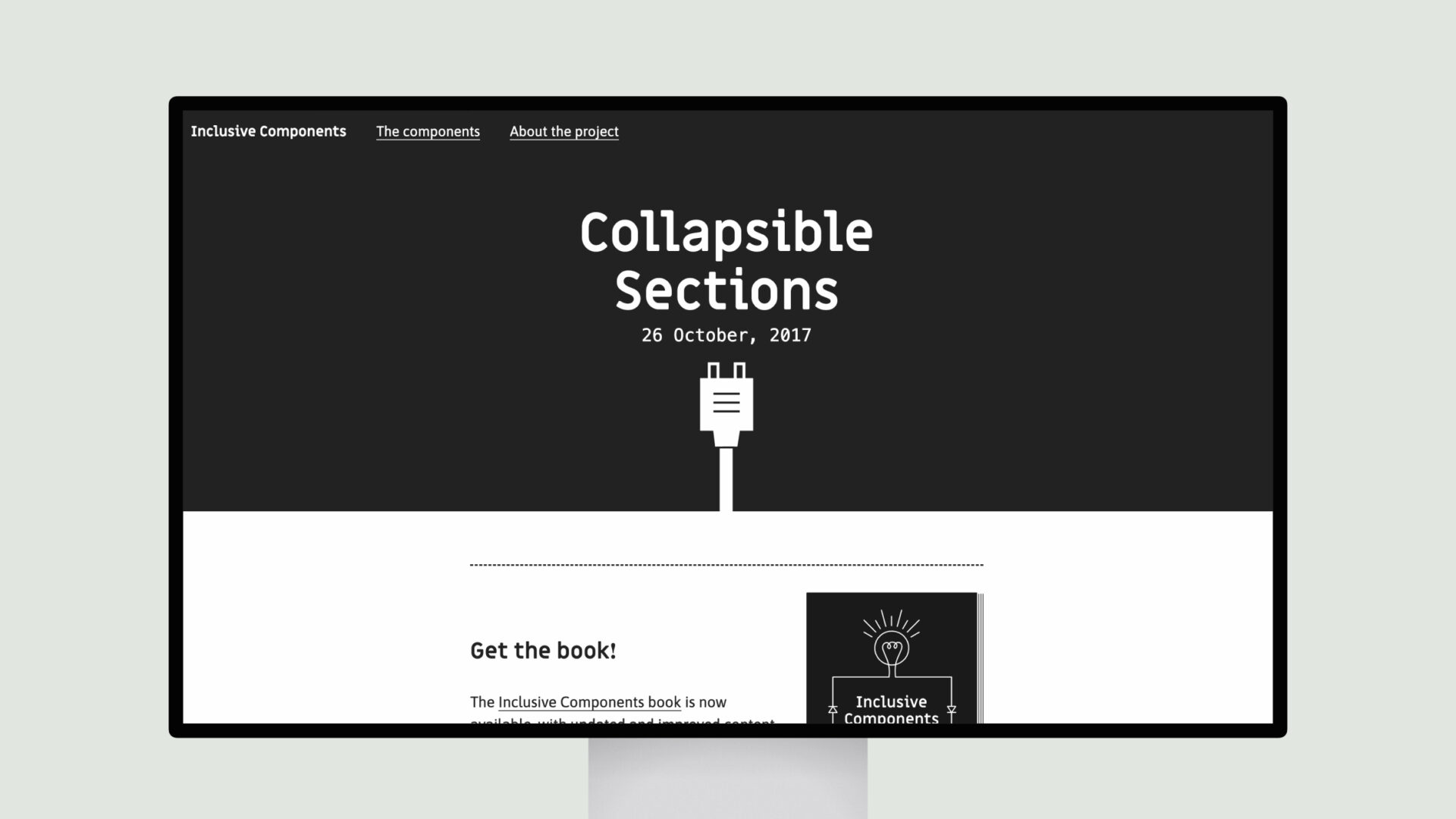 Inclusive Components – Collapsible Sections