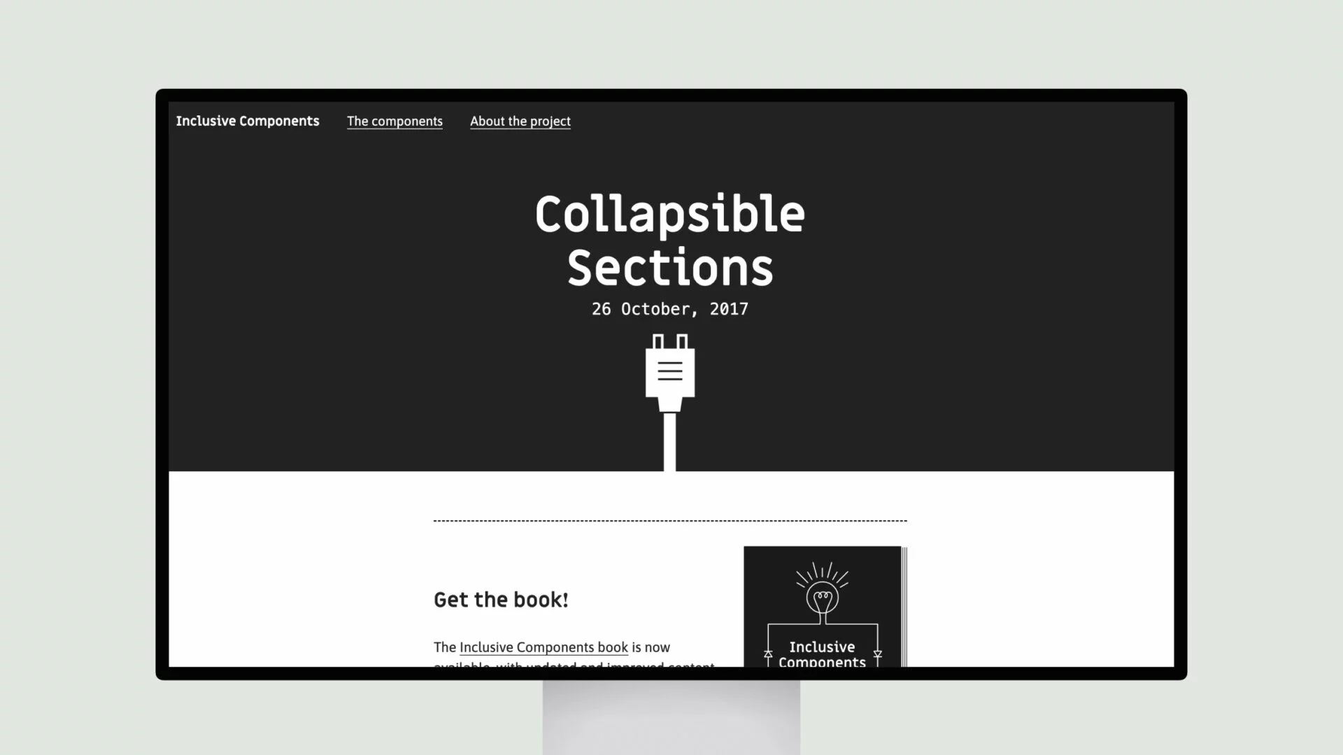 Inclusive Components – Collapsible Sections