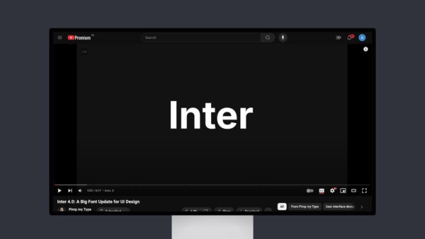 Inter 4.0: A Big Font Update for UI Design