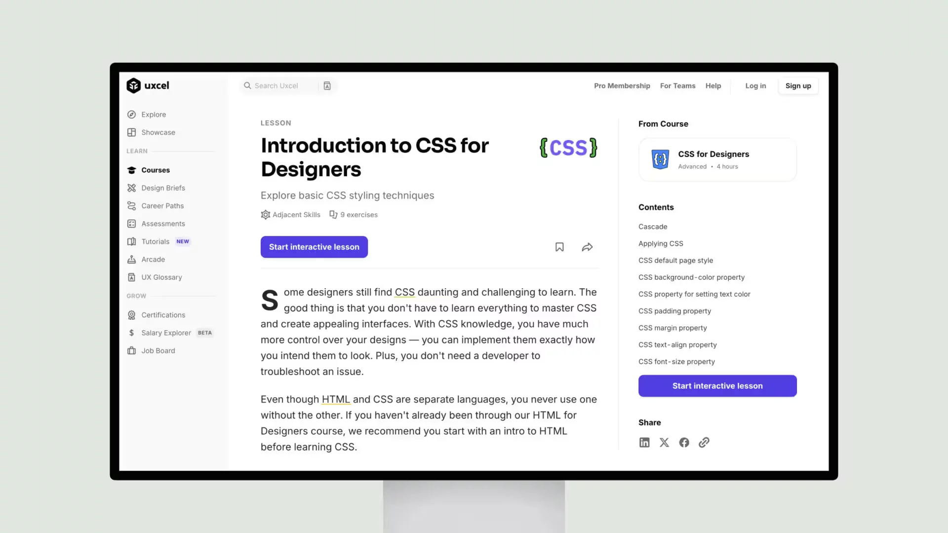 Introduction to CSS for Designers