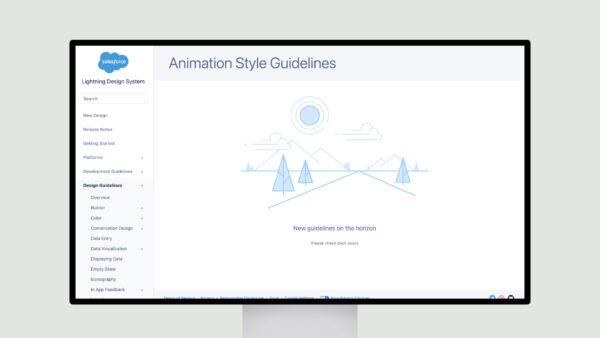 Lightning Design System – Animation Style Guidelines