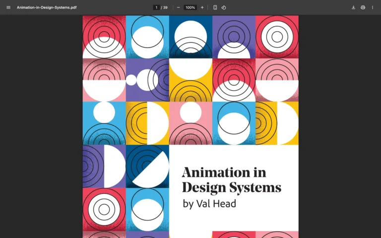 Animation in Design Systems