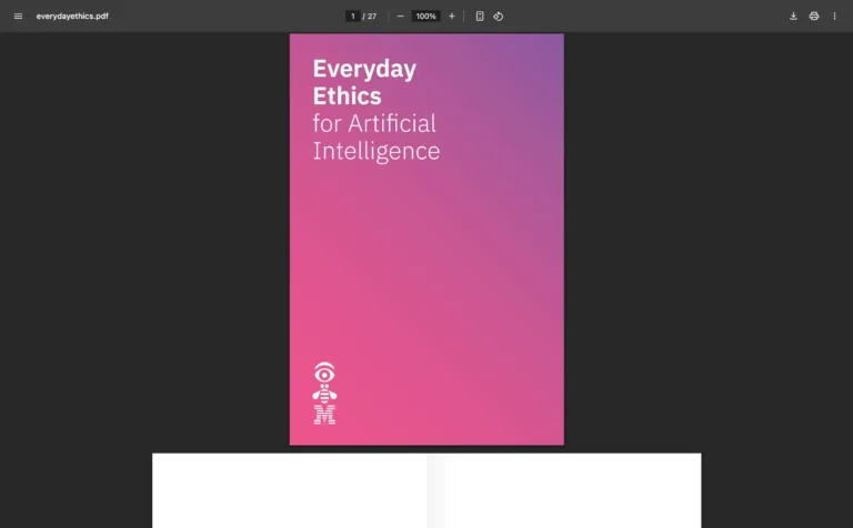 Everyday Ethics for Artificial Intelligence