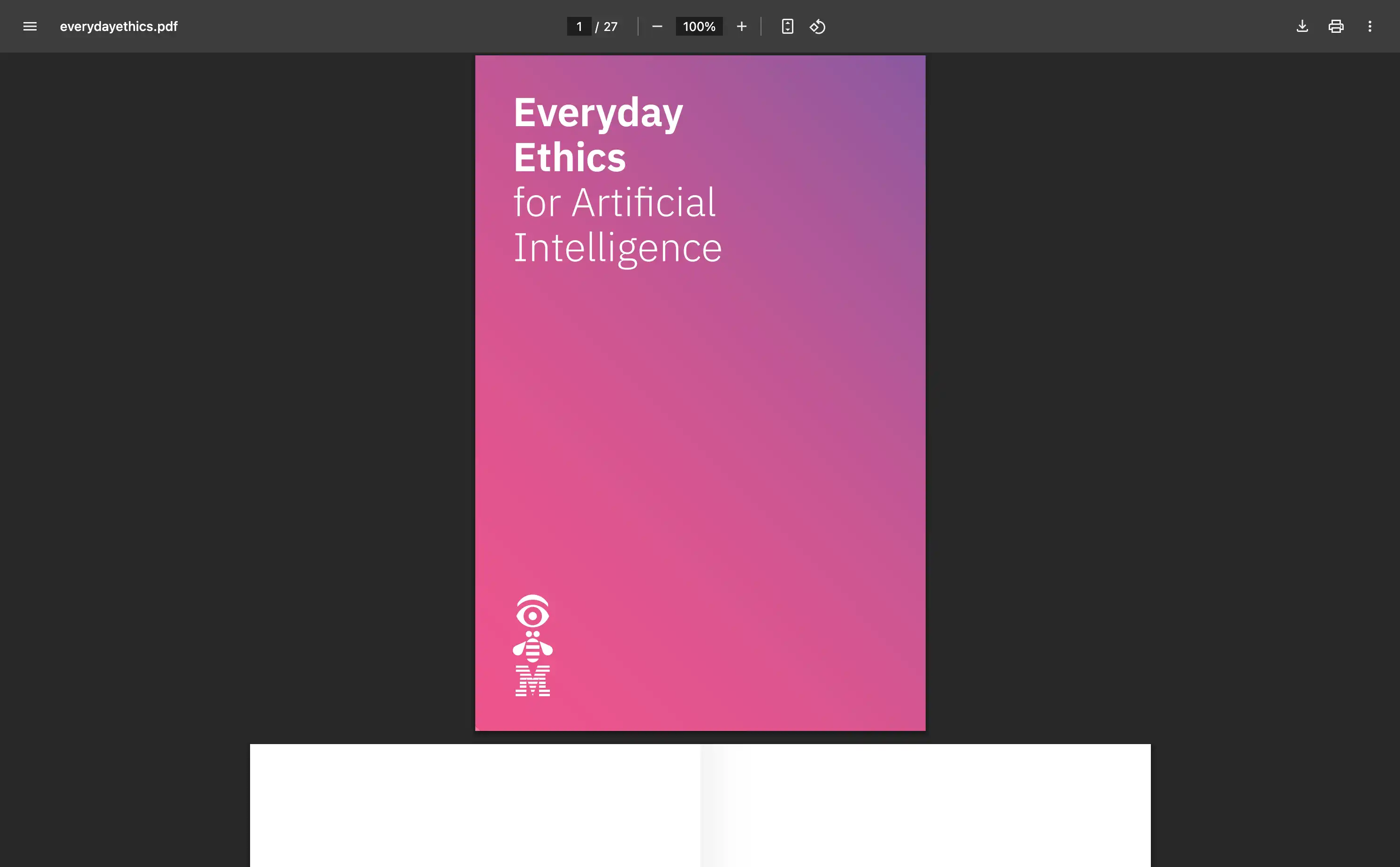 Cover of Everyday Ethics for Artificial Intelligence