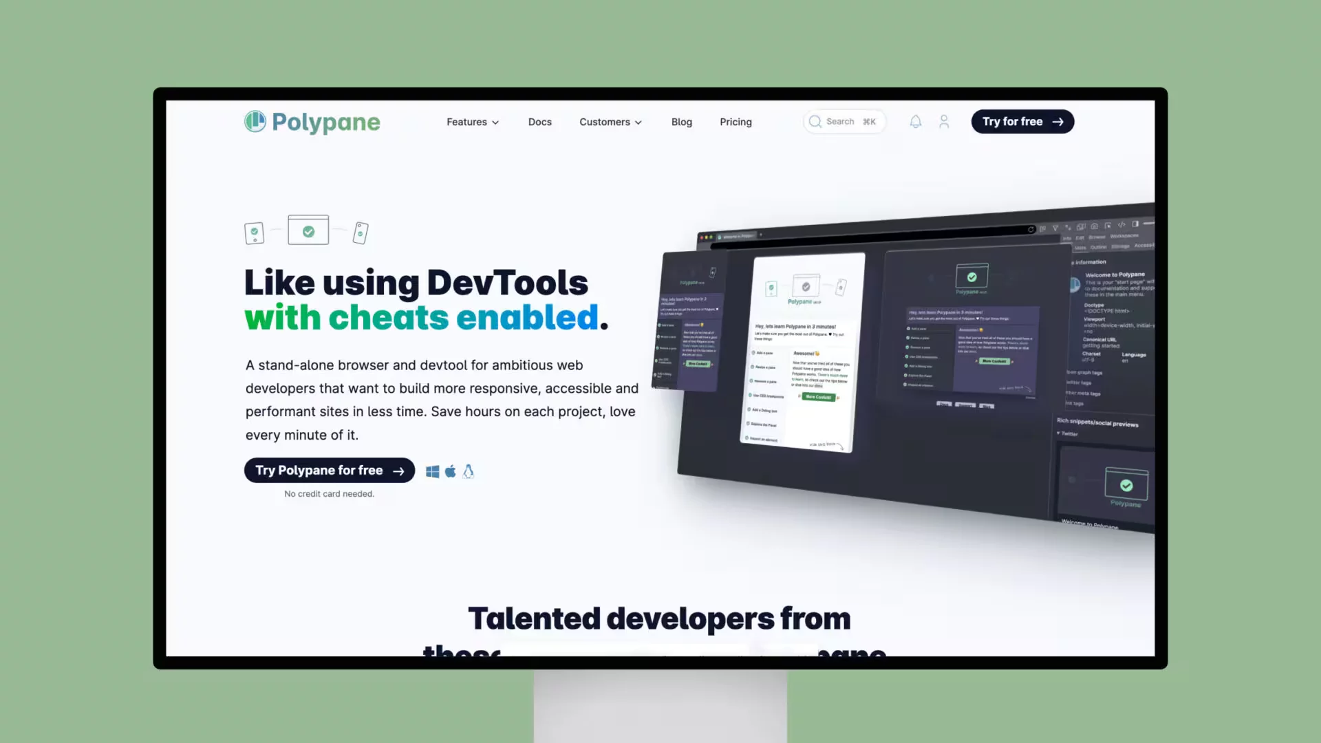 Polypane – The browser for ambitious web developers