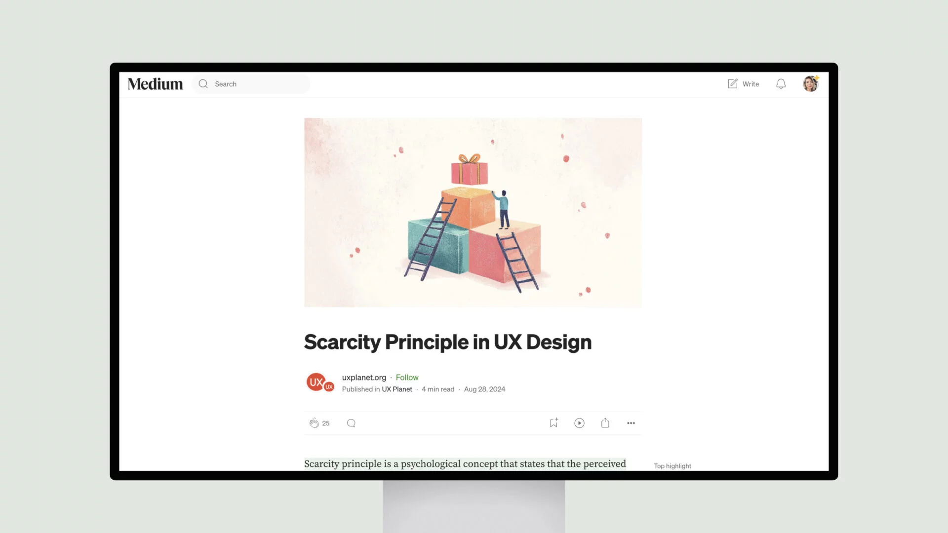 Scarcity Principle in UX Design