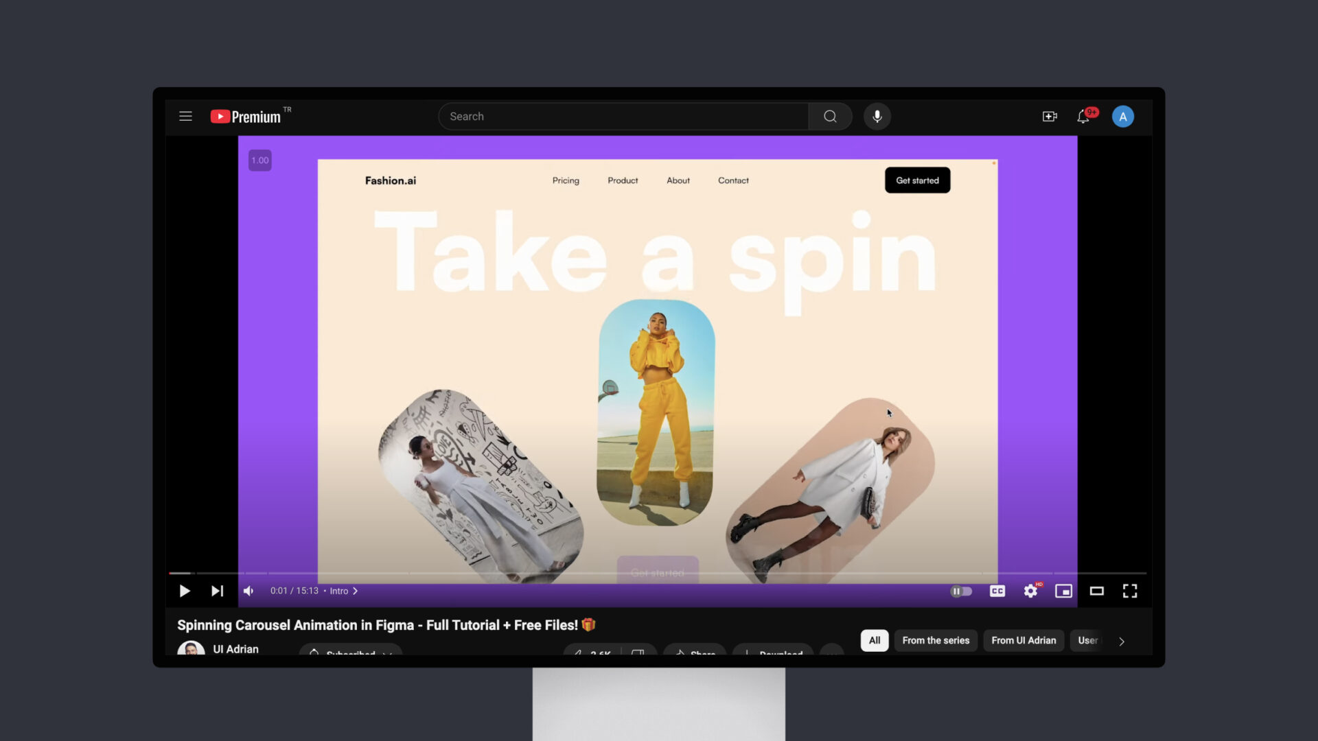 Spinning Carousel Animation in Figma – Full Tutorial + Free Files