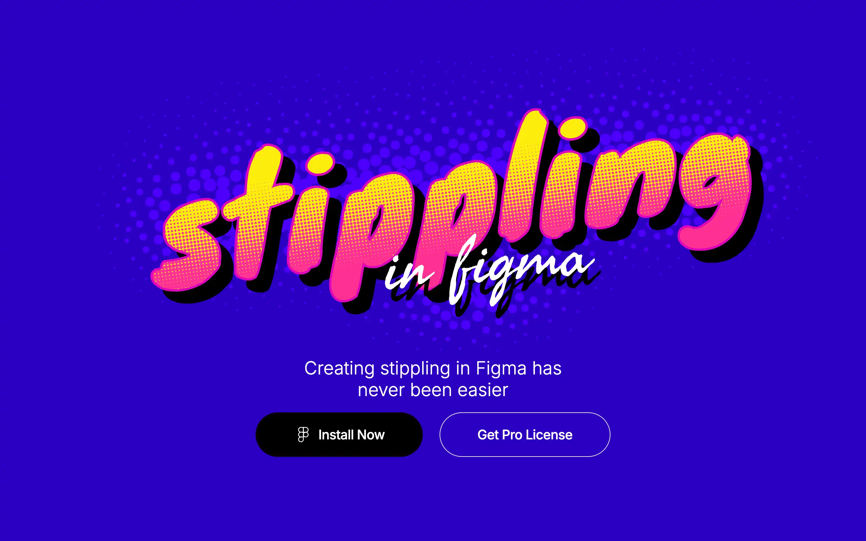 Stippling design in Figma software interface.