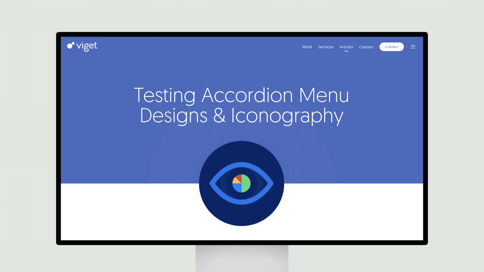 Testing Accordion Menu Designs & Iconography