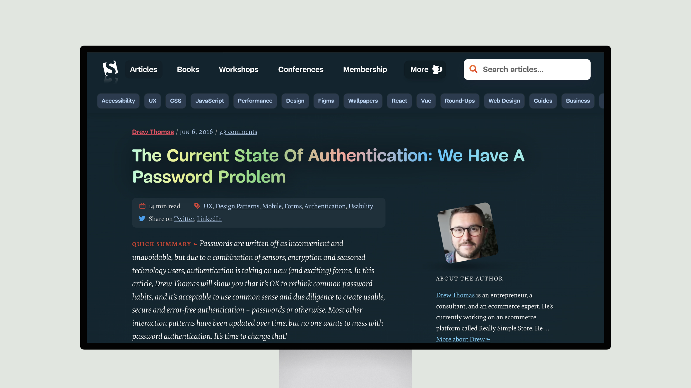 The Current State Of Authentication: We Have A Password Problem