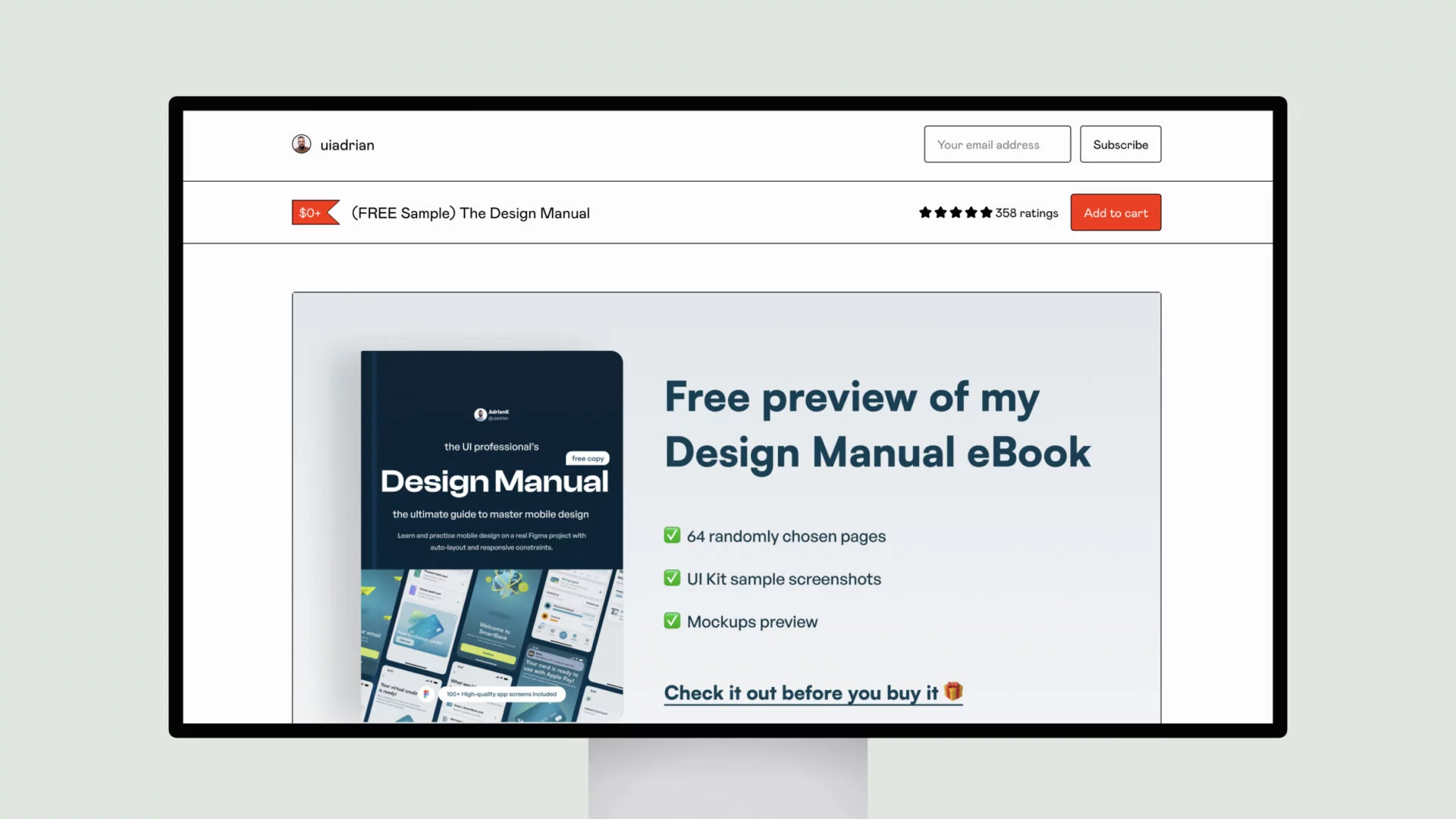 The Design Manual (FREE Sample)