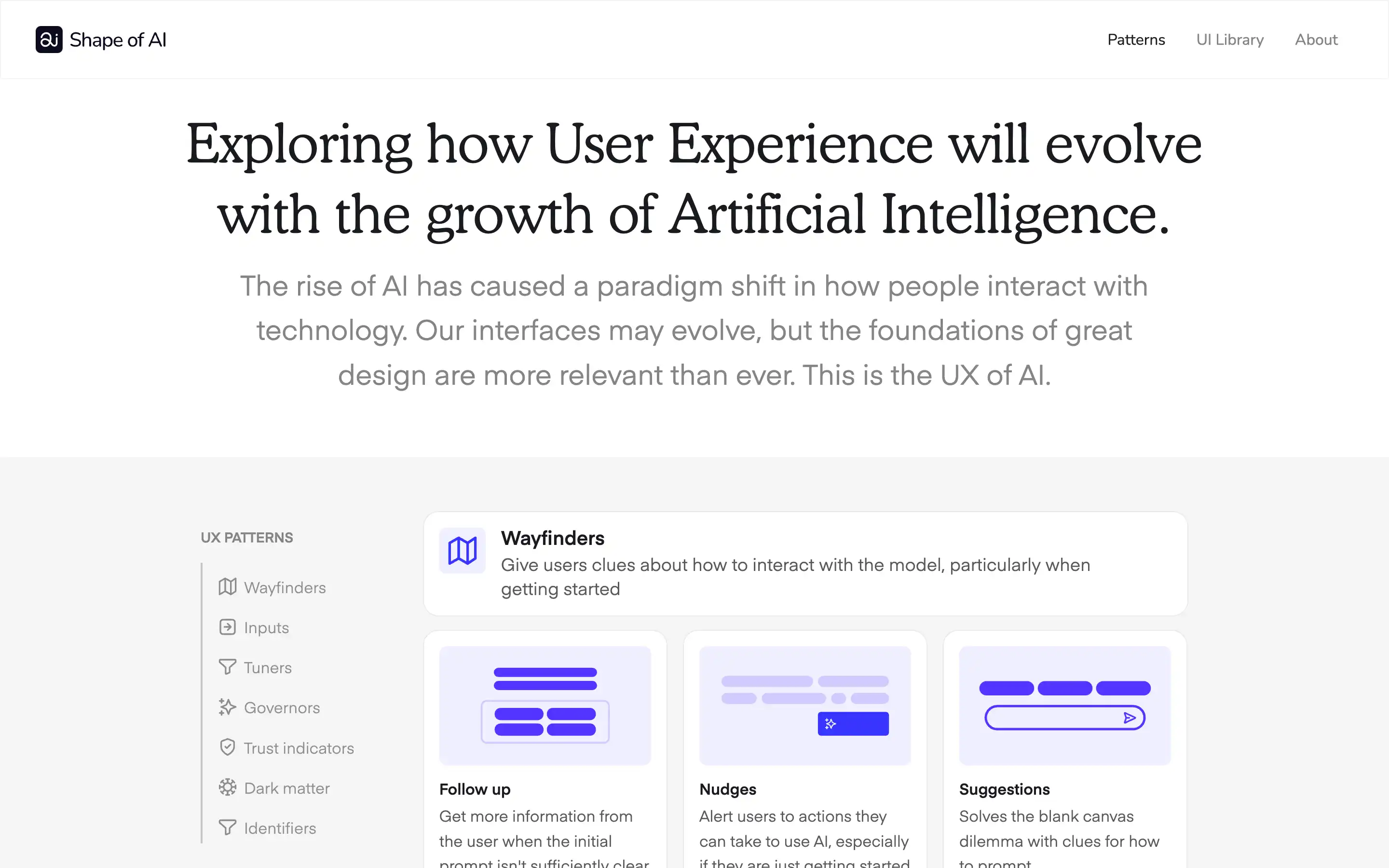 AI's impact on user experience and interface evolution.