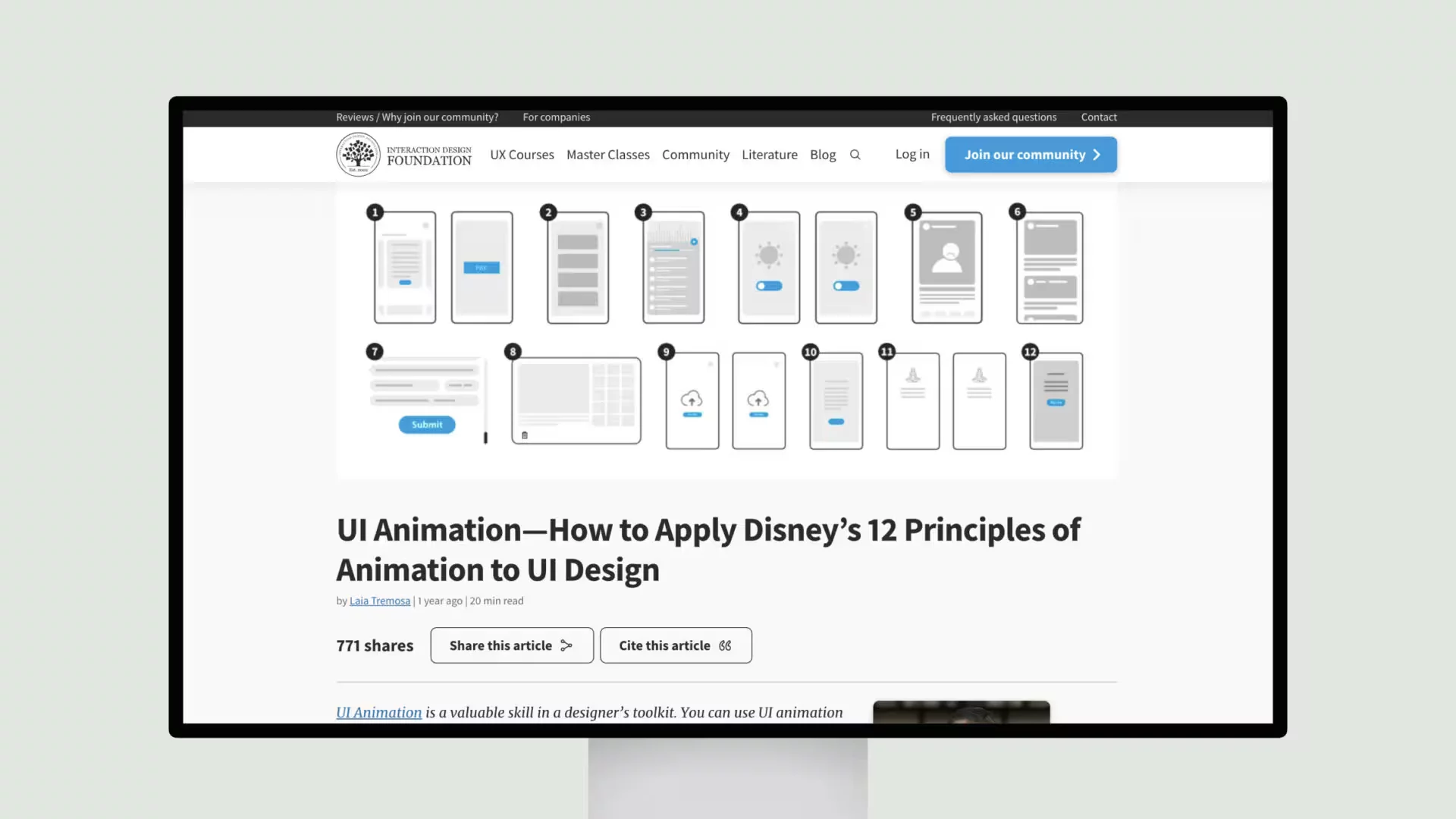 UI Animation—How to Apply Disney’s 12 Principles of Animation to UI Design