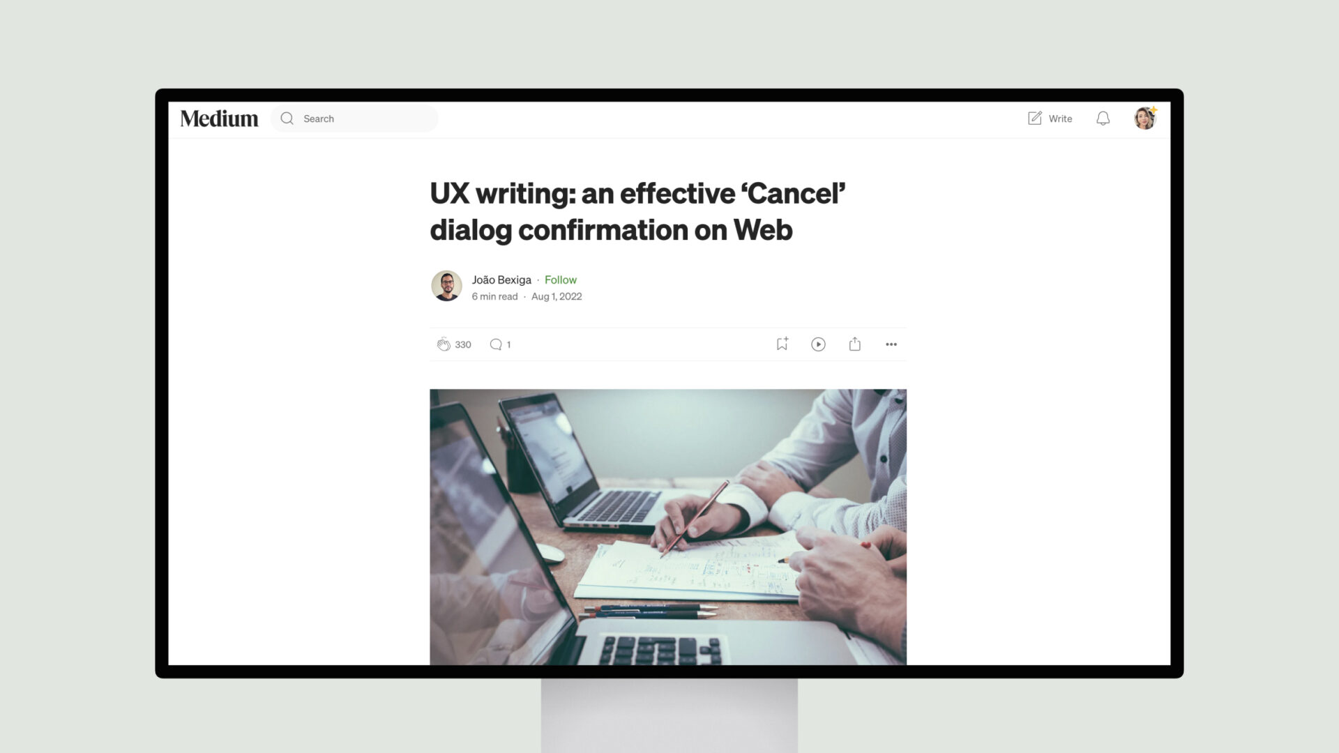 UX writing: an effective ‘Cancel’ dialog confirmation on Web