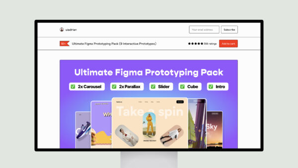 Ultimate Figma Prototyping Pack (9 Interactive Prototypes)