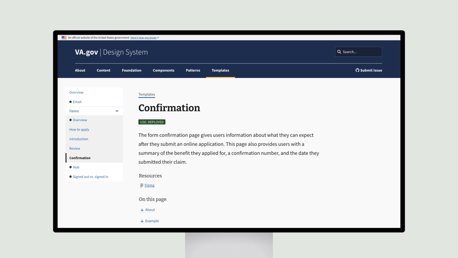 VA.gov Design System – Confirmation