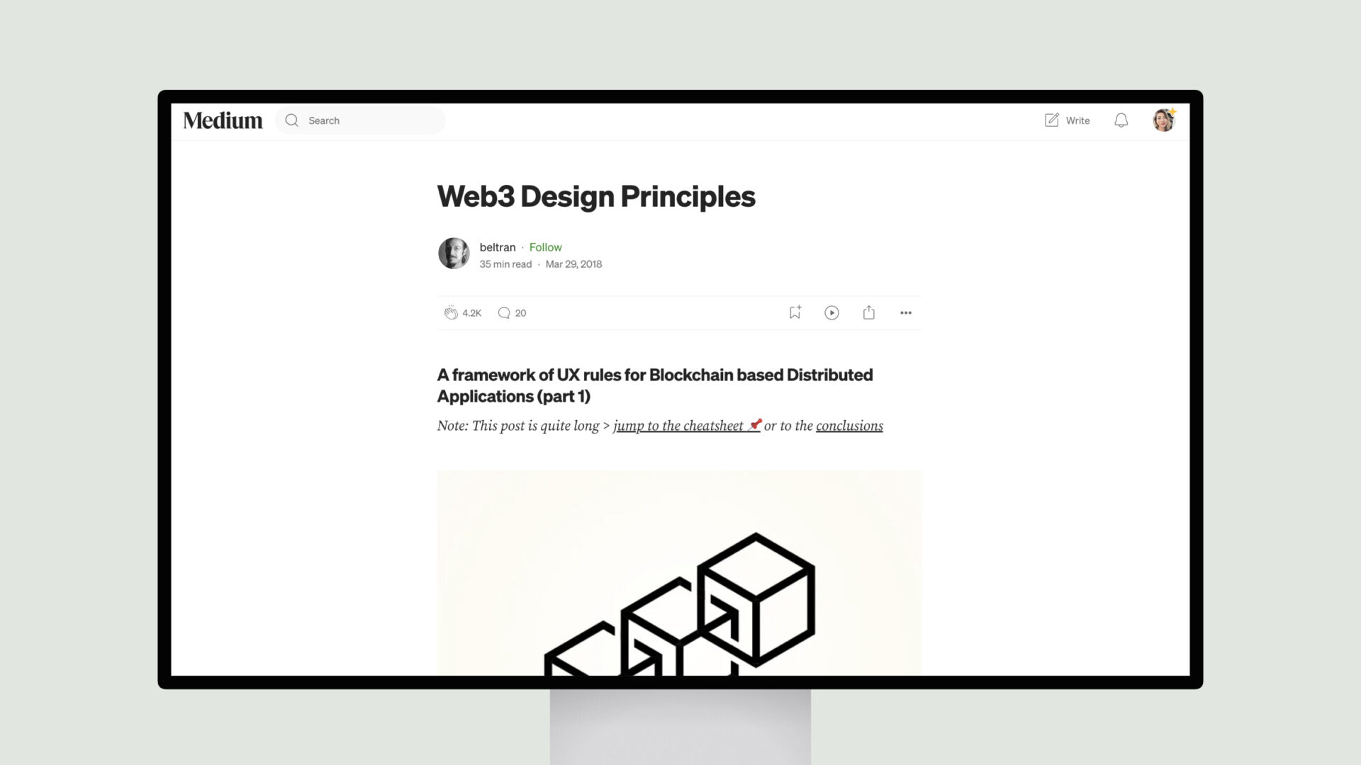 Web3 Design Principles –  A framework of UX rules for Blockchain