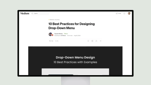 10 Best Practices for Designing Drop-Down Menu