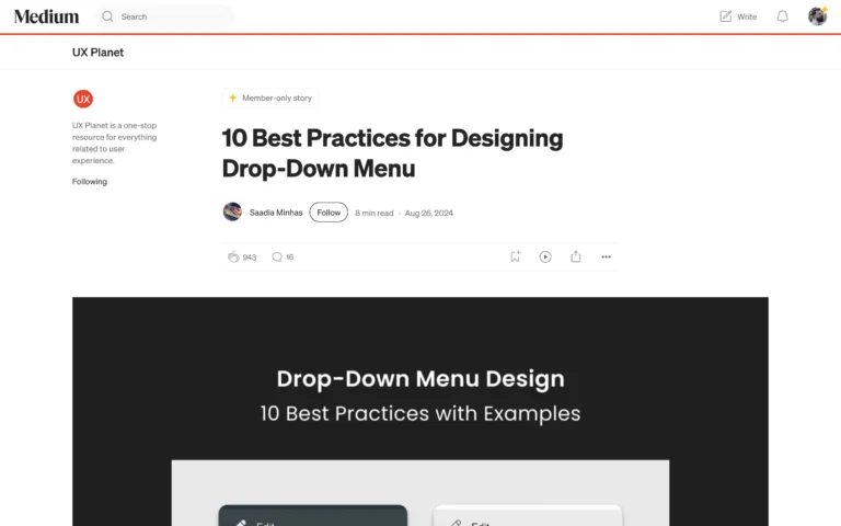 10 Best Practices for Designing Drop-Down Menu