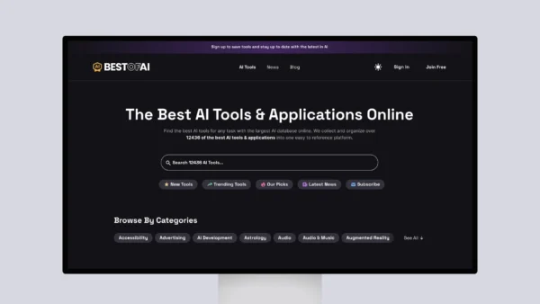 BestofAI – Find The Best AI Tools & Applications Online